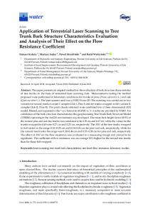 Application of Terrestrial Laser Scanning to Tree Trunk Bark ... - MDPI