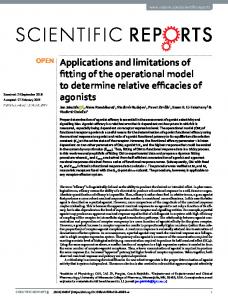 Applications and limitations of fitting of the ... - Naturewww.researchgate.net › publication › fulltext › Applicatio