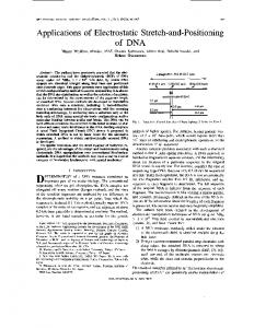 Applications of electrostatic stretch-and-positioning of DNA - IEEE Xplore