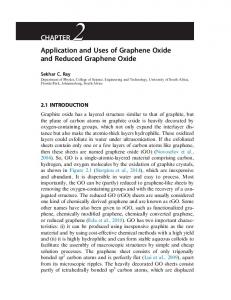 Applications of Graphene and Graphene-Oxide based