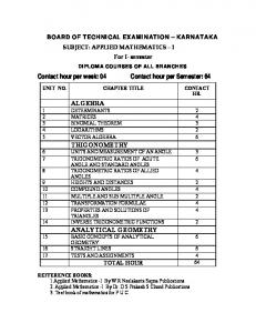 Applied Mathematics