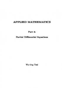 APPLIED MATHEMATICS