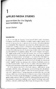 applied media studies