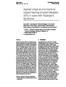 Applied virtual environments to support learning of ... - Semantic Scholar