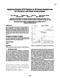 Applying Passive RFID System to Wireless ...
