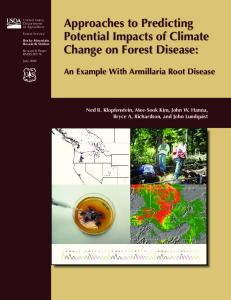 Approaches to predicting potential impacts of climate change on forest ...