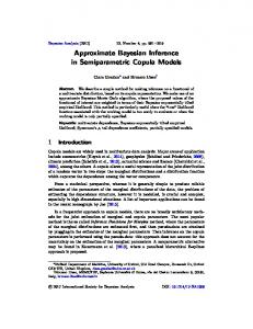 Approximate Bayesian Inference in Semiparametric ... - Project Euclid