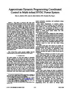 Approximate Dynamic Programming Coordinated ... - IEEE Xplore