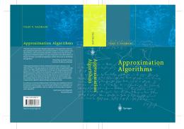 Approximation Algorithms