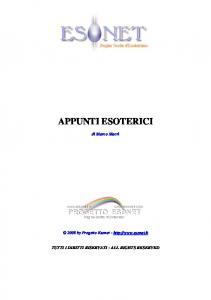 Appunti Esoterici.pdf - Esonet