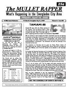 April 18, 2008 Issue