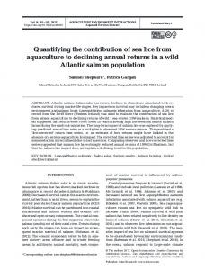 Aquaculture Environment Interactions 09:181 - Inter Research