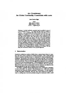 Arc Consistency for Global Cardinality Constraints ...