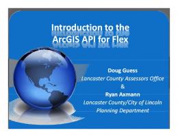 ArcGIS Server Flex API 2.2