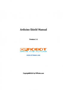 Arduino Shields Manual - RobotShop