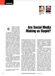 Are Social Media Making us Stupid?