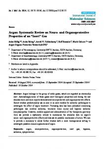 Argon - MDPI