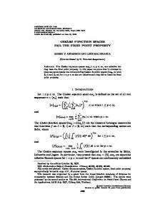 aro sequence space ces p is - DiVA portal