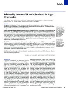Article Relationship between GFR and ... - Semantic Scholar