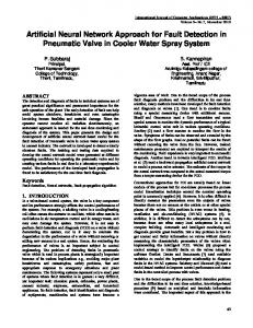 Artificial Neural Network Approach for Fault ... - Semantic Scholar