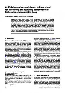 Artificial neural network-based software tool for ... - IEEE Xplore