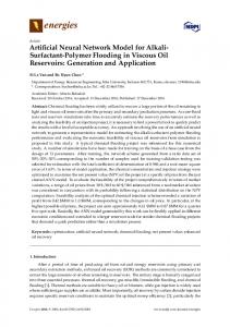 Artificial Neural Network Model for Alkali