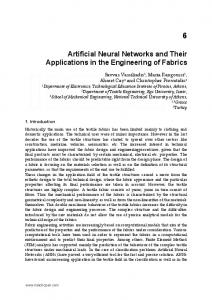 Artificial Neural Networks and Their Applications in ...
