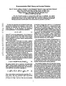 arXiv:hep-th/0105082v1 9 May 2001