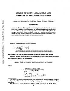 arXiv:math/0304021v1 [math.NT] 2 Apr 2003