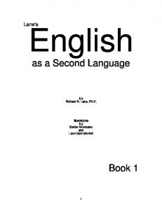 as a Second Language Book 1