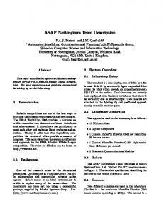 ASAP Nottingham Team Description