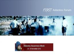 Asbestos Forum - Comcare