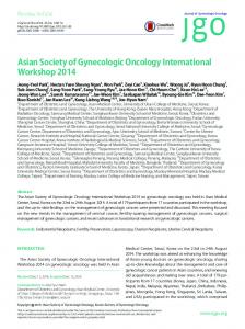 Asian Society of Gynecologic Oncology