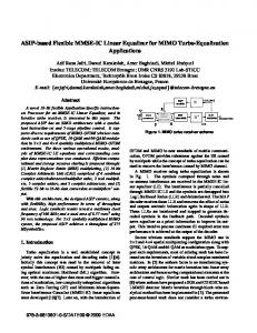 ASIP-Based Flexible MMSE-IC Linear Equalizer for MIMO Turbo ...