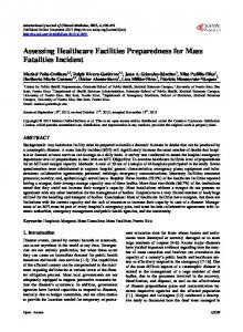 Assessing Healthcare Facilities Preparedness for Mass Fatalities ...