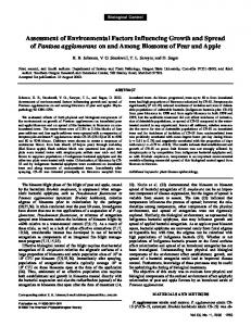 Assessment of Environmental Factors Influencing ... - APS Journals