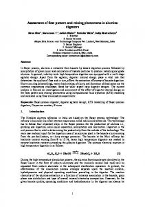 Assessment of flow pattern and mixing