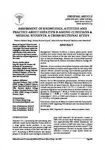 assessment of knowledge, attitude and practice about ... - eJManager