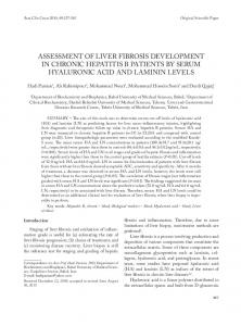 ASSeSSment Of Liver fibrOSiS DeveLOPment in ChrOniC hePAtitiS b ...