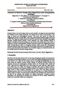 Assessment of shoreline changes along Nagapattinam coast using ...