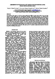 ASSESSMENT OF WATER QUALITY INDEX OF