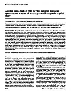 Assisted reproduction with in-vitro-cultured ... - Semantic Scholar