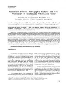 Association Between Radiographic Features and