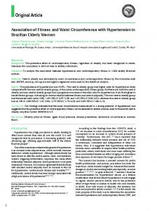 Association of Fitness and Waist Circumference with Hypertension in