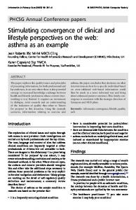 asthma as an example