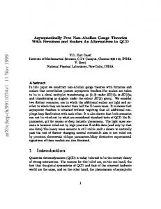 Asymptotically Free Non-Abelian Gauge Theories With Fermions and