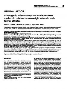 Atherogenic inflammatory and oxidative stress markers in relation to ...
