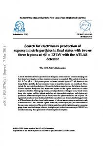 ATLAS document - CERN Document Server