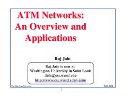 ATM Networks: An Overview and Applications - CiteSeerX