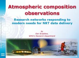 Atmospheric composition observations